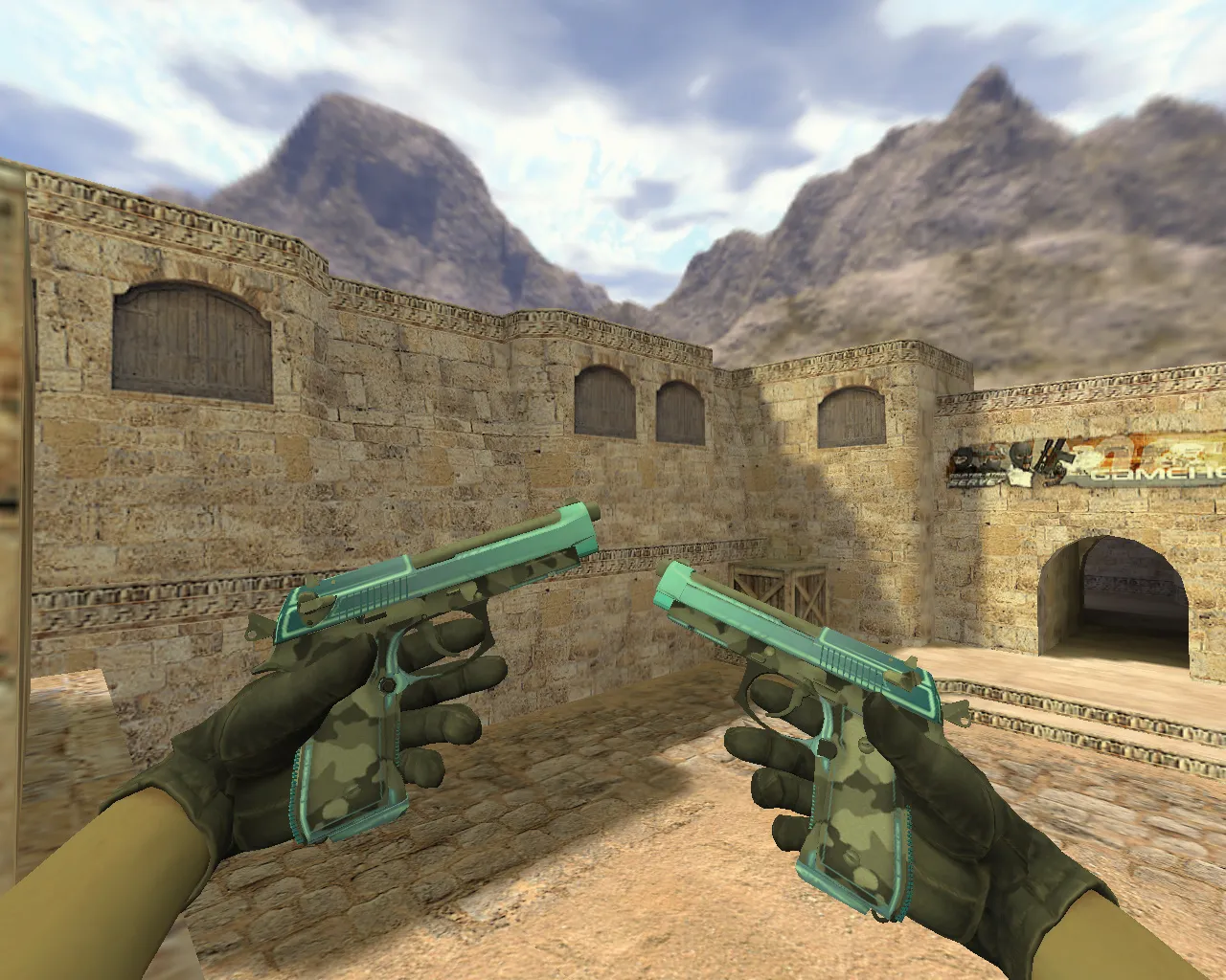 Dual Elites Urban Shock Model for CS 1.6 - Distinctive Weapon Skin with HD Textures and Custom Animations - screenshot 1