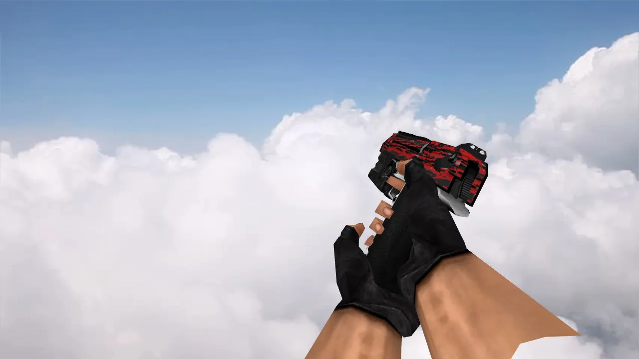 Deagle Red Tiger Model for CS 1.6: Distinctive Skin with HD Textures and Custom Sounds - screenshot 2