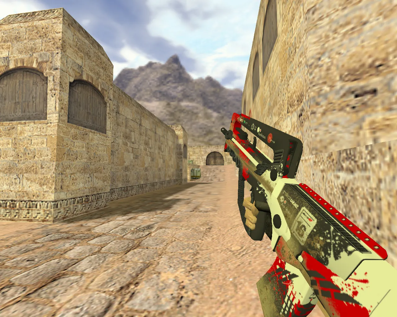 Famas Protective Frame Model for CS 1.6 - HD Textures and Smooth Animations - screenshot 1
