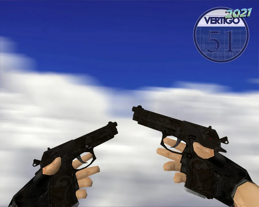 Dual Berettas Oil Change Skin - Distinct Mechanic Style for CS 1.6 - screenshot 1