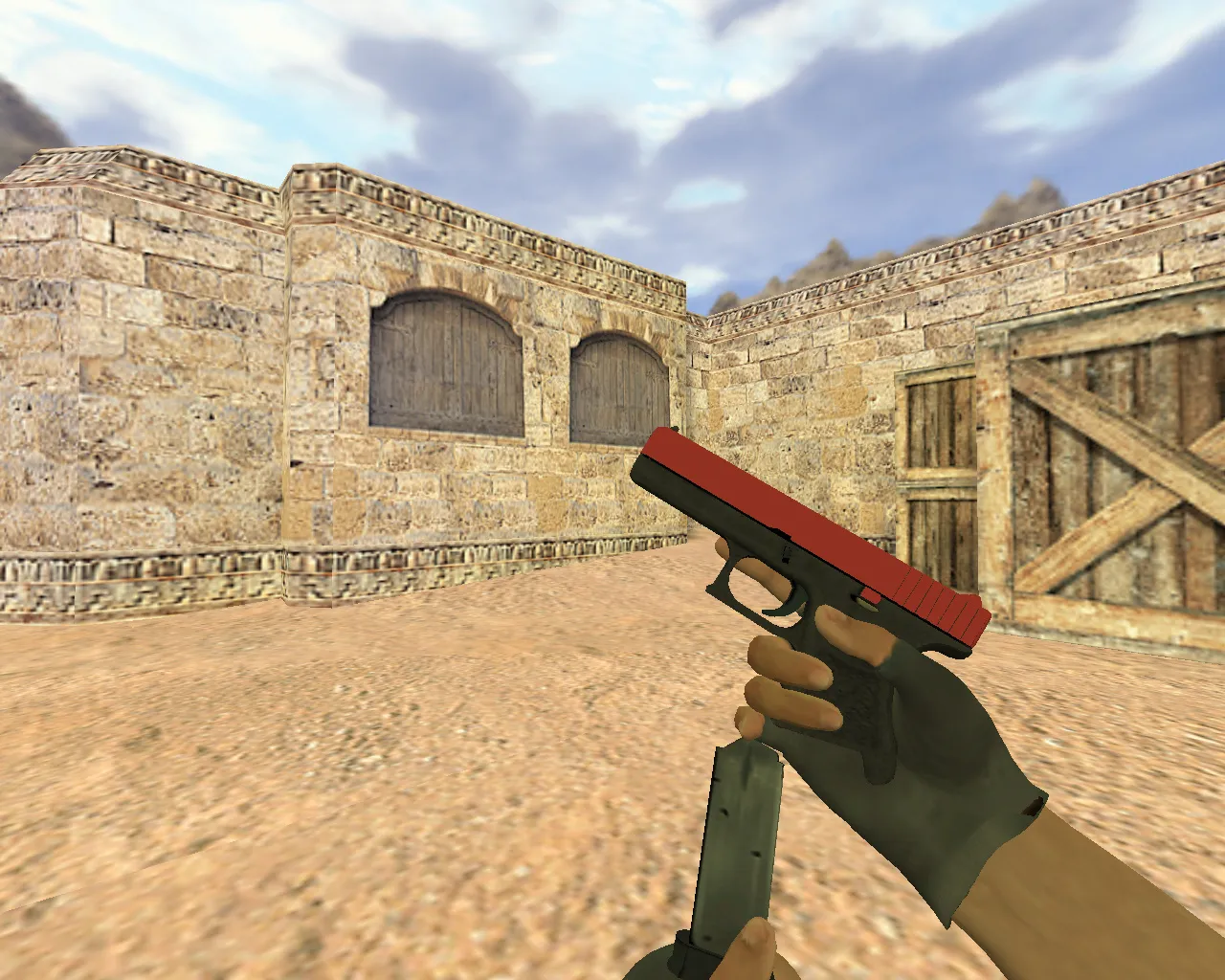 Caramel Apple Glock Model for CS 1.6 - Distinct Weapon Skin with Custom Sounds - screenshot 1