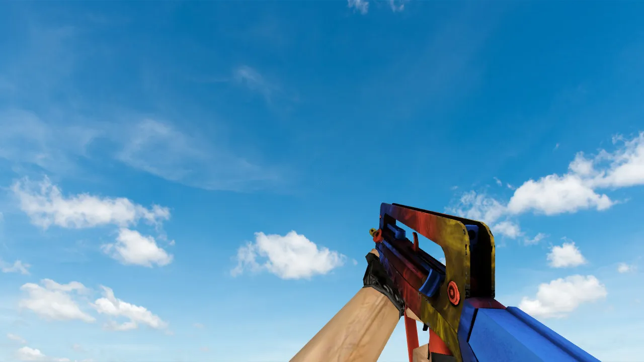 FAMAS Marble Gradient Weapon Model for CS 1.6 - HD Textures, Custom Sounds, and Inspect Animations - screenshot 3
