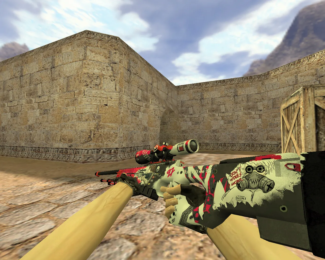 AWP Wild Style Model for CS 1.6 - HD Textures and Smooth Animations - screenshot 1