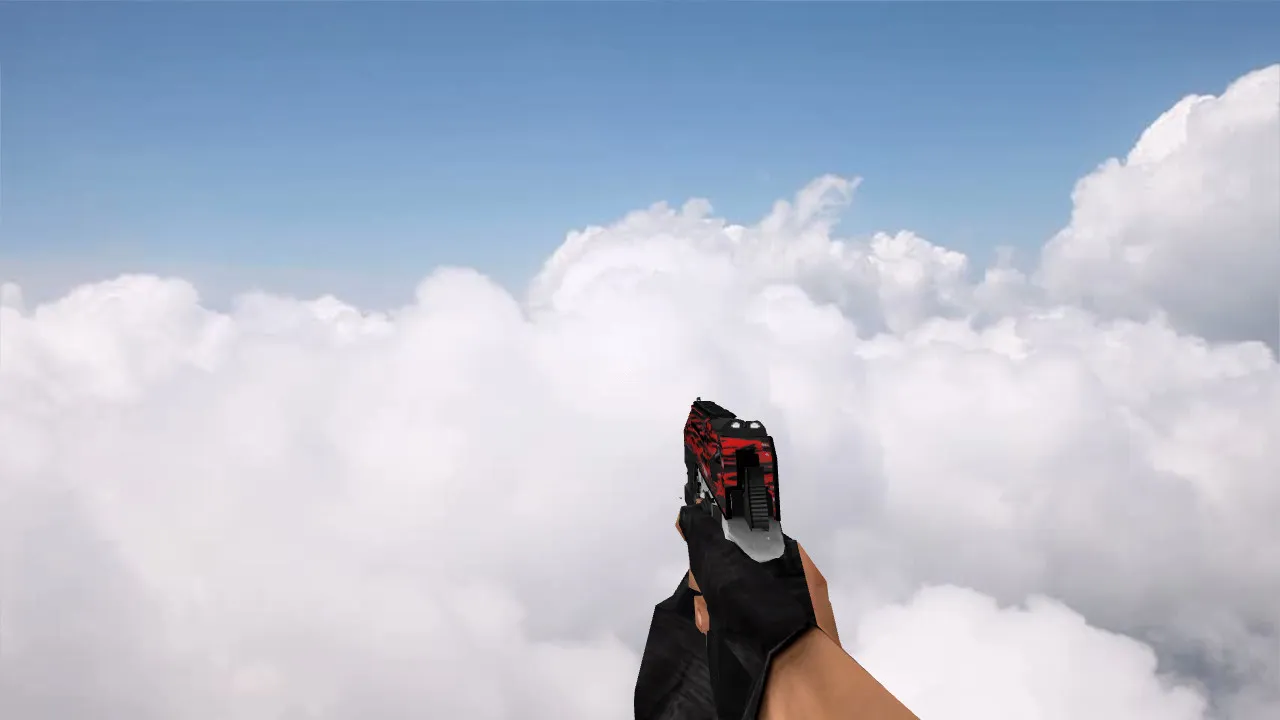 Deagle Red Tiger Model for CS 1.6: Distinctive Skin with HD Textures and Custom Sounds - screenshot 1