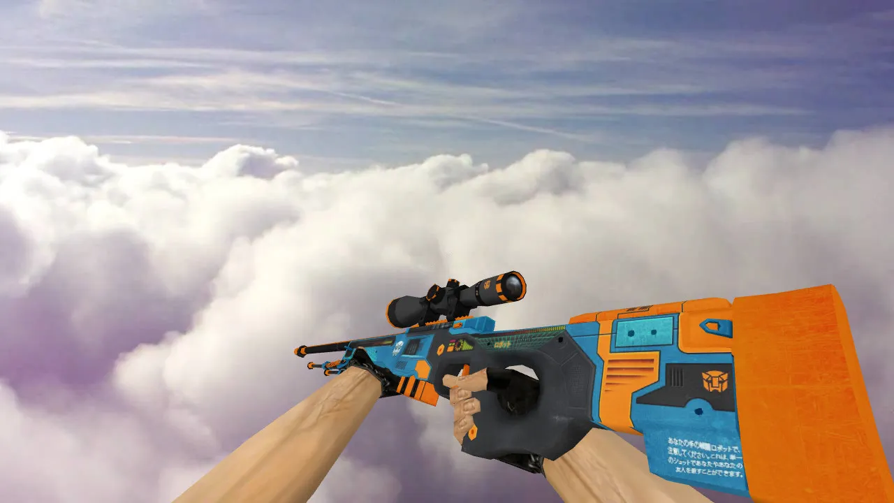 AWP Transformer Model for CS 1.6 - Custom Animations, Sounds, and HD Textures - screenshot 1