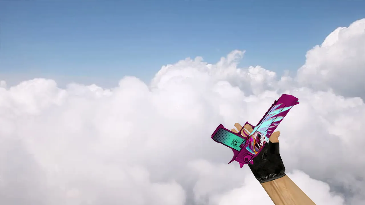 Deagle Neon Racer Model for CS 1.6 - Unique Skin with HD Textures and Custom Sounds - screenshot 1