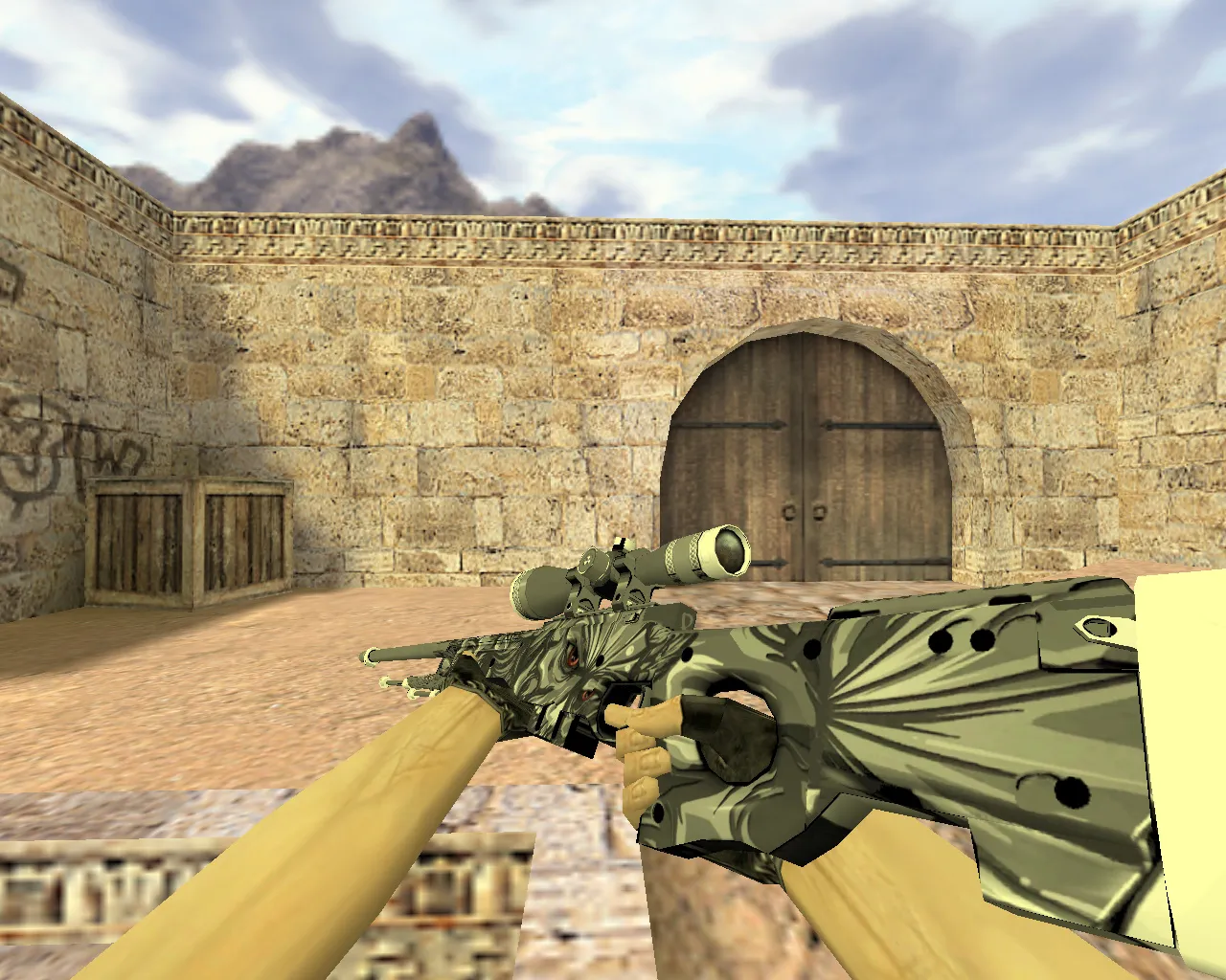 AWP Smoke Screen Model for CS 1.6 - Precision Textures and Realistic Animations - screenshot 1