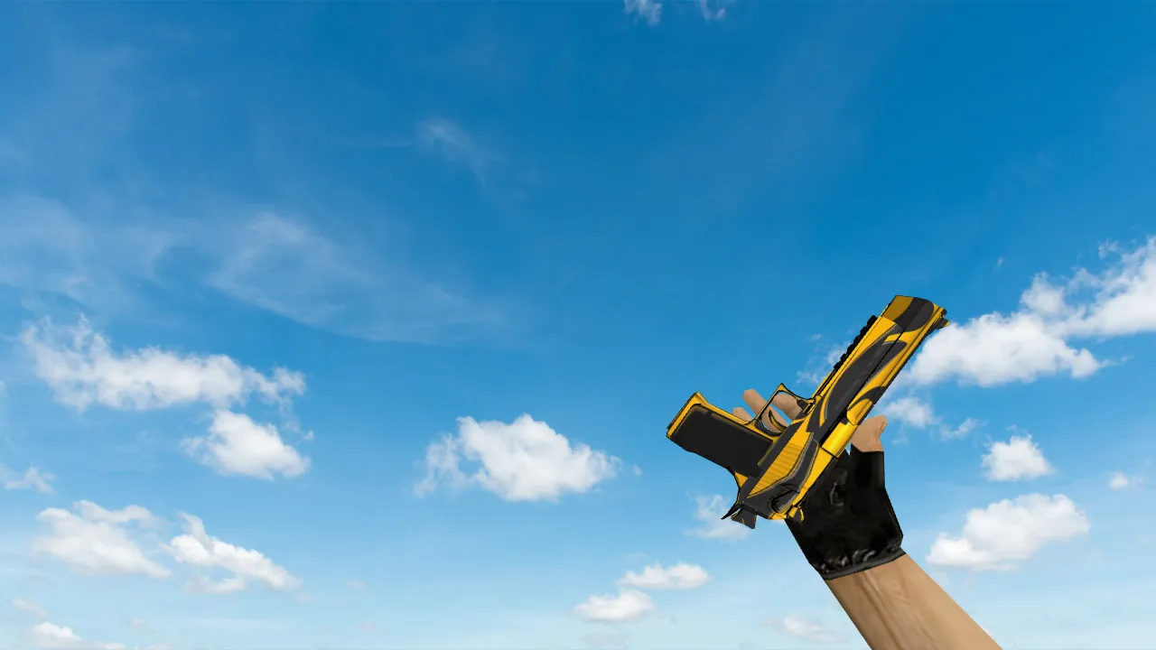 Yellow Jacket Deagle Model for CS 1.6 - Premium Weapon Skin with Unique Sounds - screenshot 1