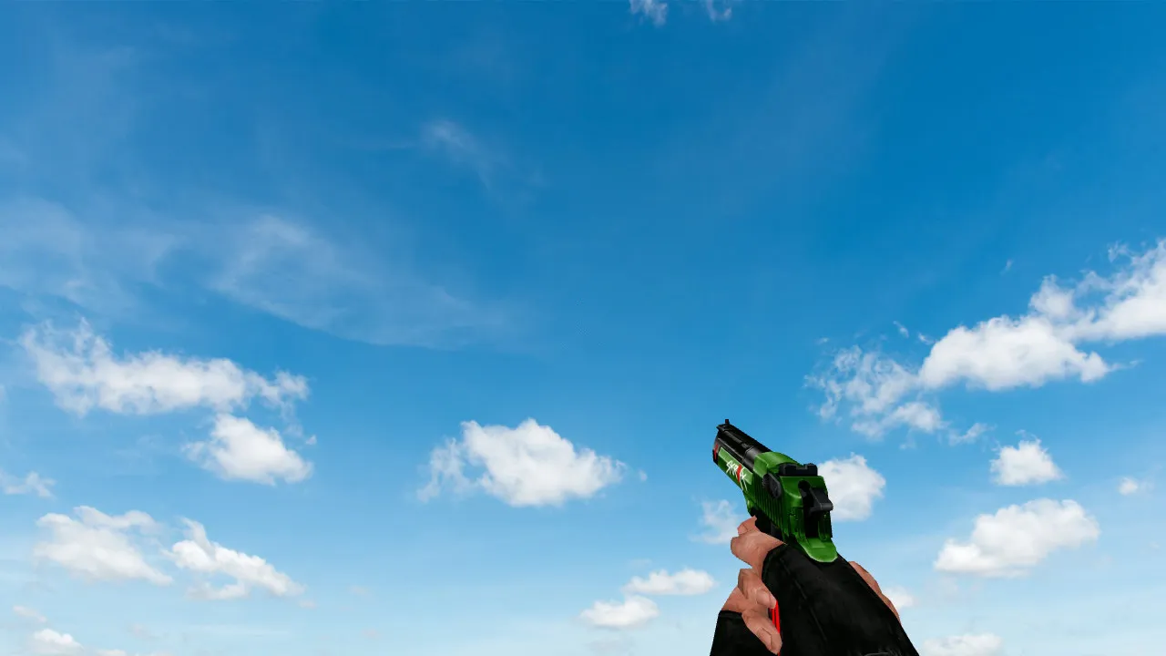 Deagle SKRILLEX Fan Weapon Model for CS 1.6 - HD Textures and Custom Sounds - screenshot 1