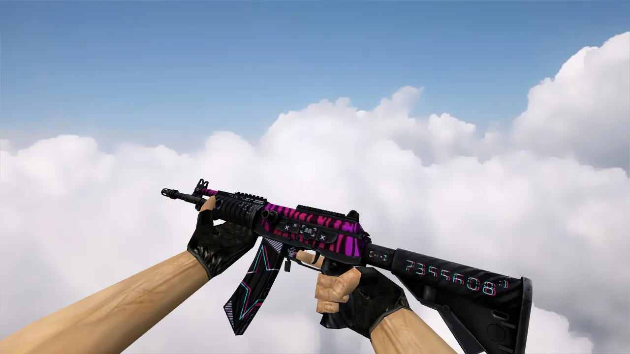 Galil AR Chromatic Aberration Skin for Counter-Strike 1.6 - screenshot 1