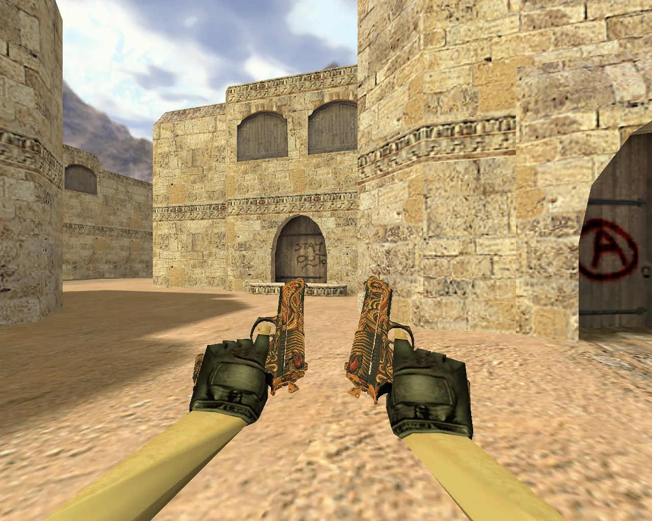 Dual Elites Dead Man's Pattern Model for CS 1.6 - Custom Weapon Skin - screenshot 2
