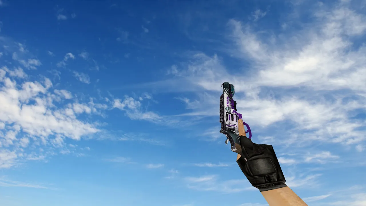 R8 Revolver Veteran Purple Deagle Model for CS 1.6: Premium Weapon Skin with HD Textures - screenshot 2