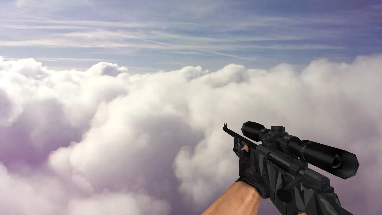 Standard AWP Graphite Model for CS 1.6 - Precision Weapon Upgrade - screenshot 1