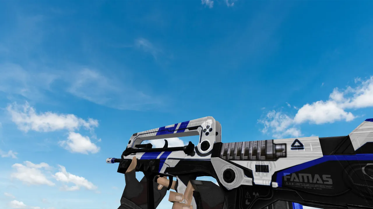 Famas Gekko Model for CS 1.6 - HD Textures, Smooth Animations, and Custom Sounds - screenshot 1