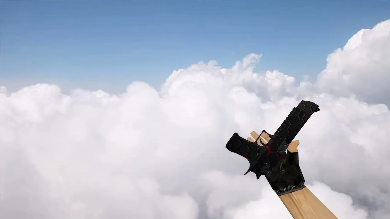 Deagle Red Black Carbon Model for CS 1.6: High-Quality Weapon Mod - screenshot 1