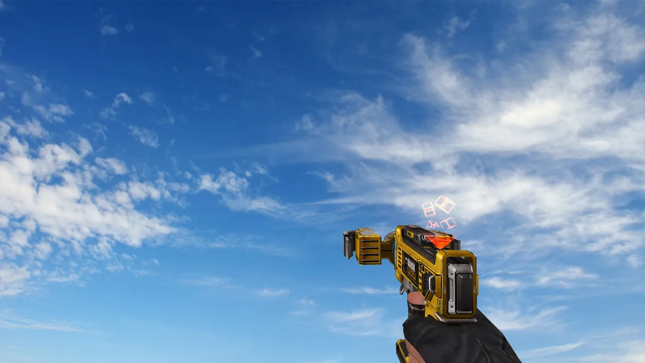 Voxel Short Gun Deagle Model for CS 1.6 - Upgrade Your Weapon Style - screenshot 2