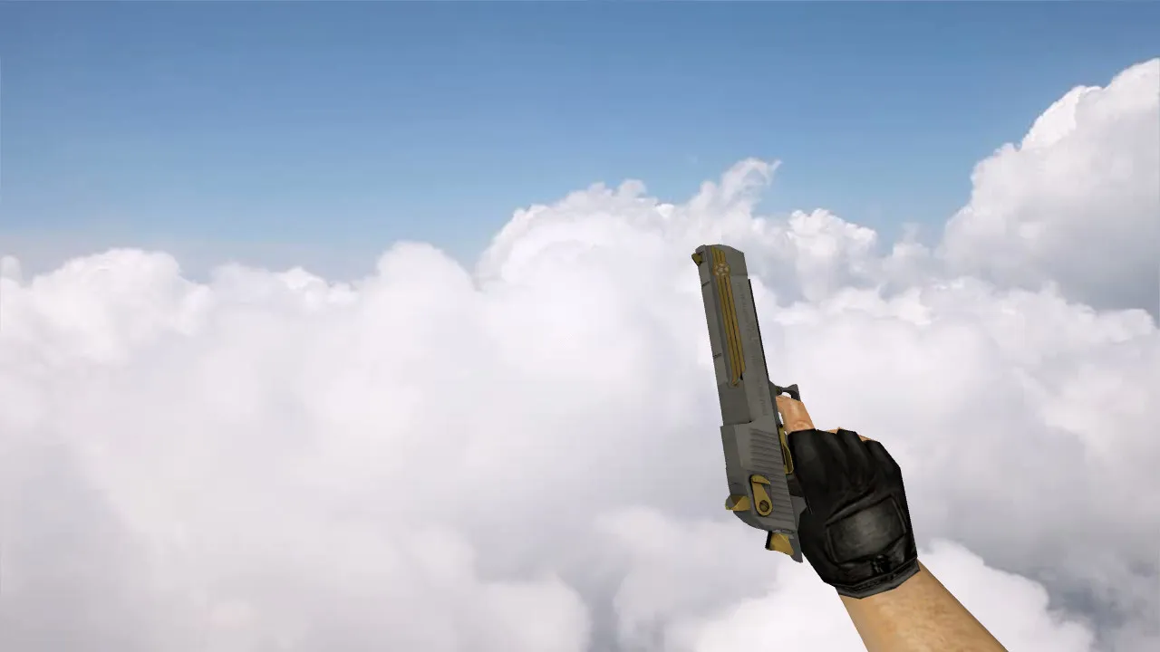 Deagle Pilot Weapon Model for Counter-Strike 1.6 - Custom v_ and w_ Files - screenshot 2