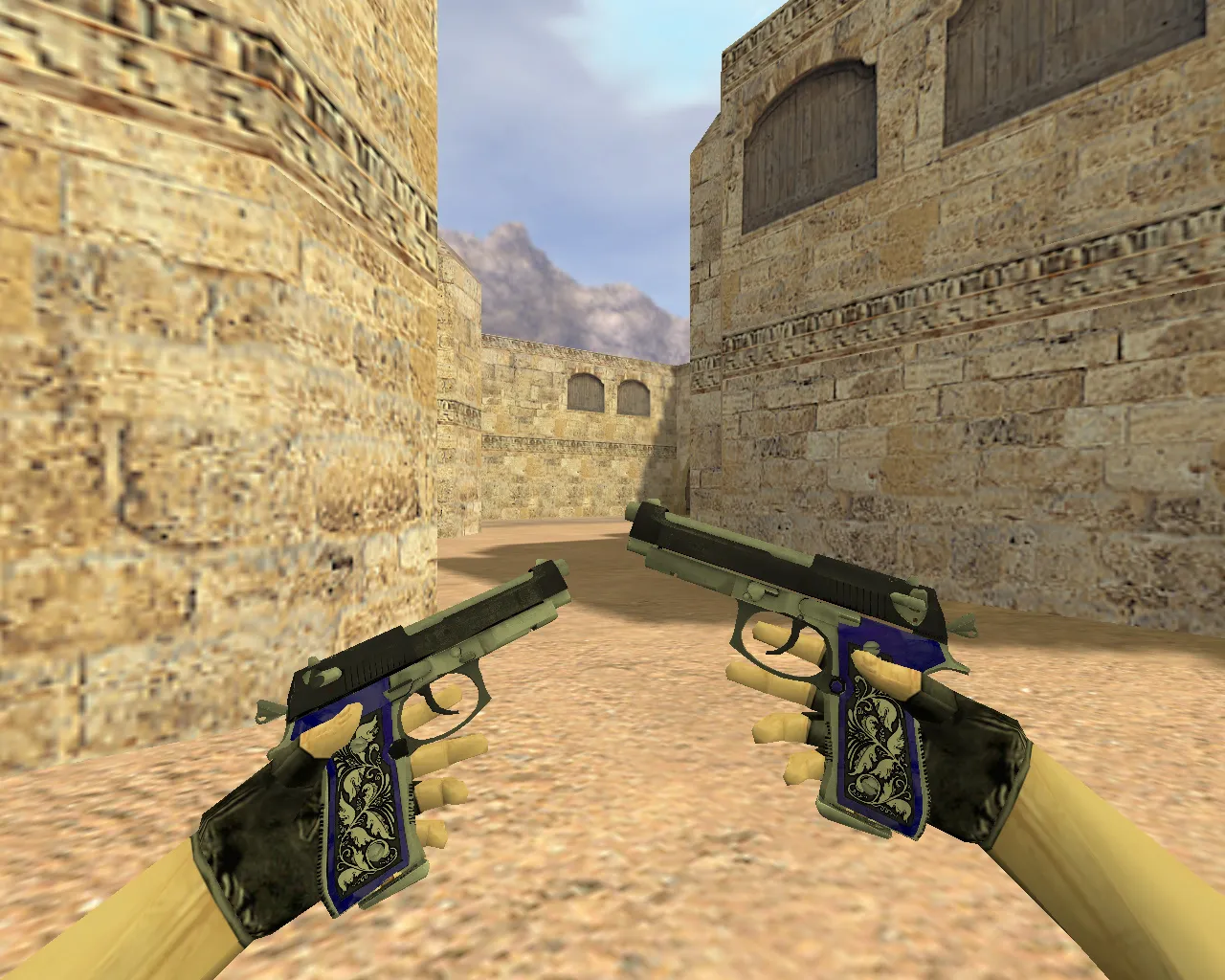 Dual Elites Duelist Model for CS 1.6 – Detailed Weapon Skin Overview - screenshot 1