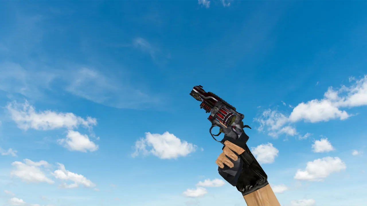 R8 Revolver Exhibitor Deagle Model for CS 1.6 - Custom v_ p_ w_ Replacement with Sounds and Animations - screenshot 1