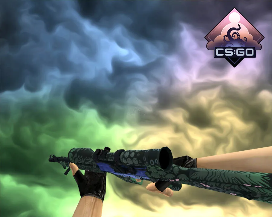 G3SG1 Dream Glade Skin Model for CS 1.6 - Custom Weapon Mod - screenshot 2