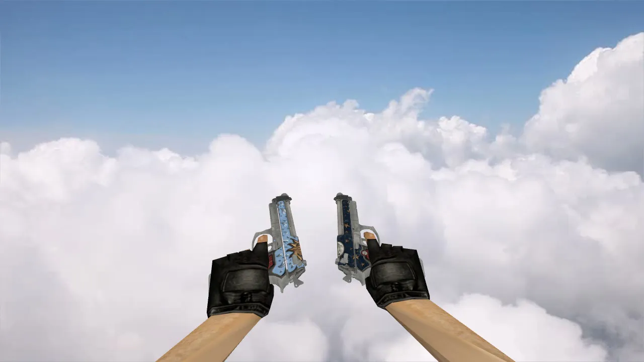 Dual Berettas Luna y Sol Model for CS 1.6 - Overview and Installation Guide - screenshot 2
