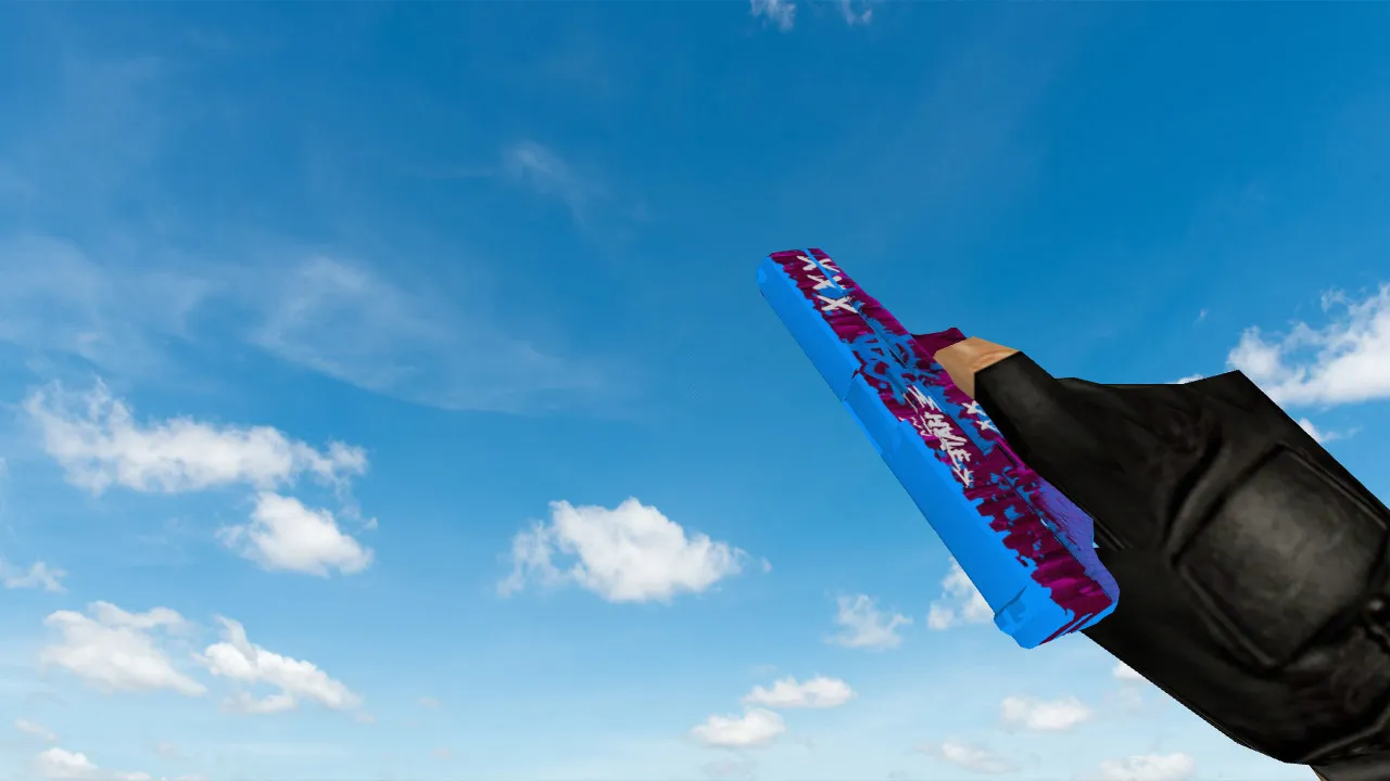 Glock Riot Model for CS 1.6: Custom Weapon Skin with HD Textures - screenshot 2