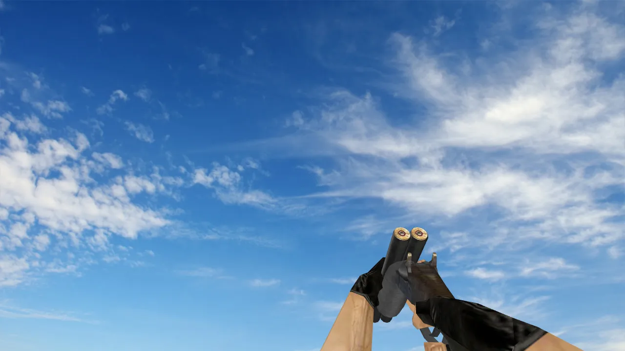 Sawn-Off Shotgun Model for CS 1.6 - High-Detail Weapon Replacement - screenshot 2
