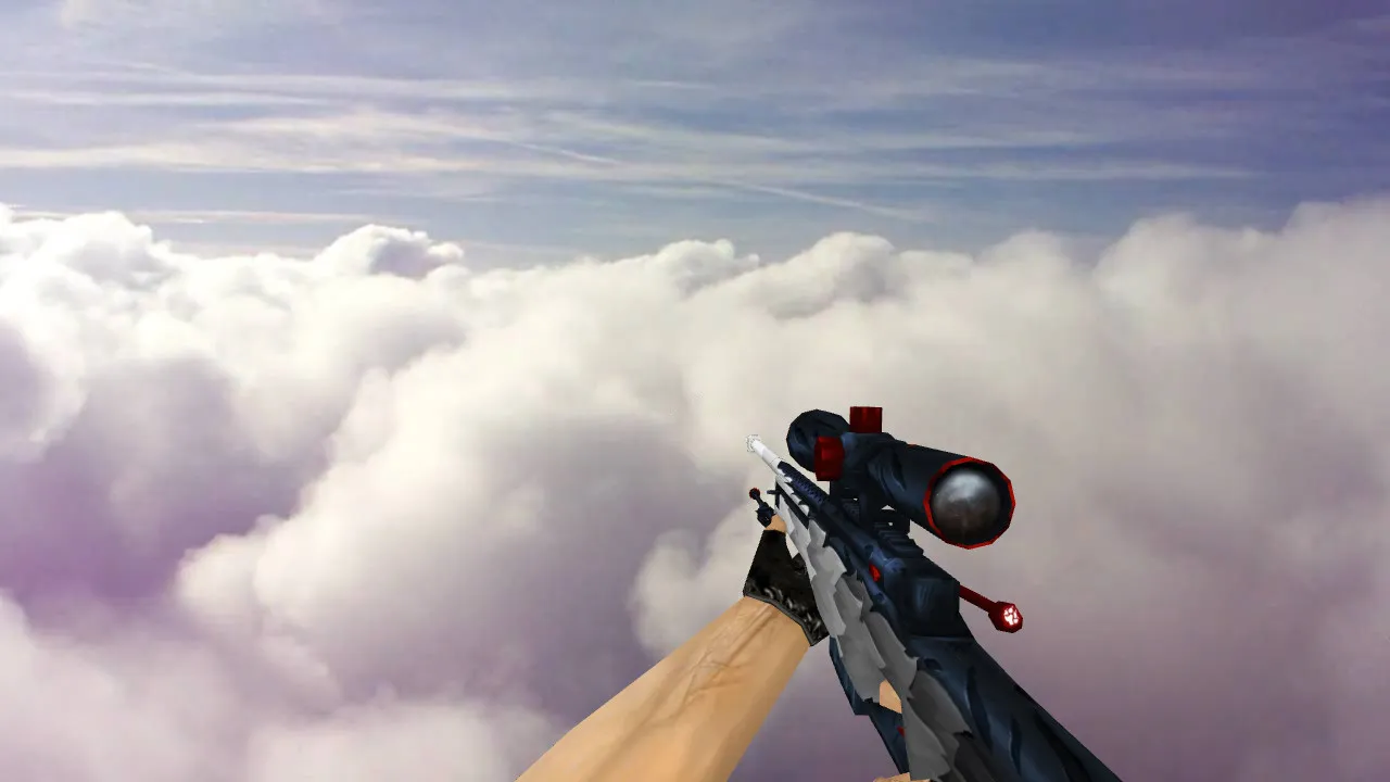 AWP White Fang Model for CS 1.6 - Distinctive White Look with Accurate Hitboxes - screenshot 3