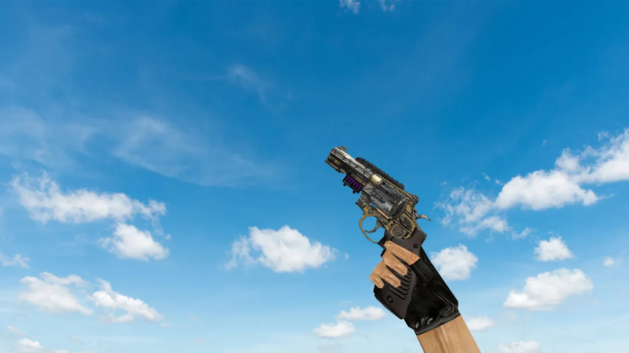 R8 Revolver 'Big Gun' Deagle Model for CS 1.6 - HD Textures and Inspect Animations - screenshot 1