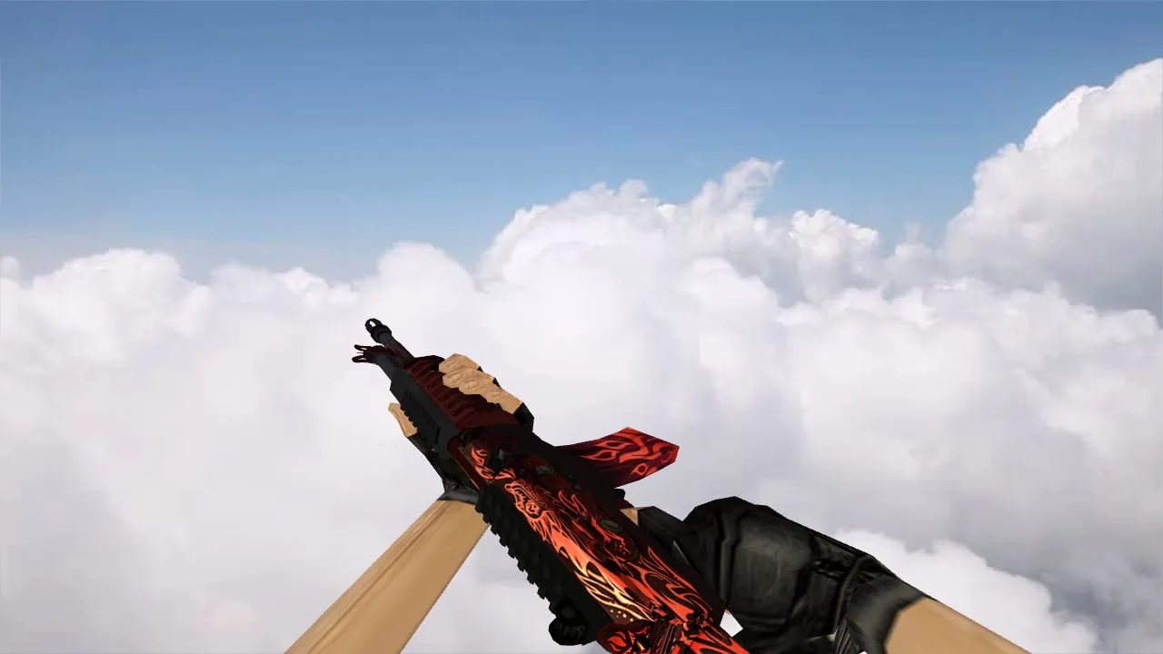 Galil Scorching Dragon Model for CS 1.6 - Unique Textures and Inspection Animations - screenshot 2