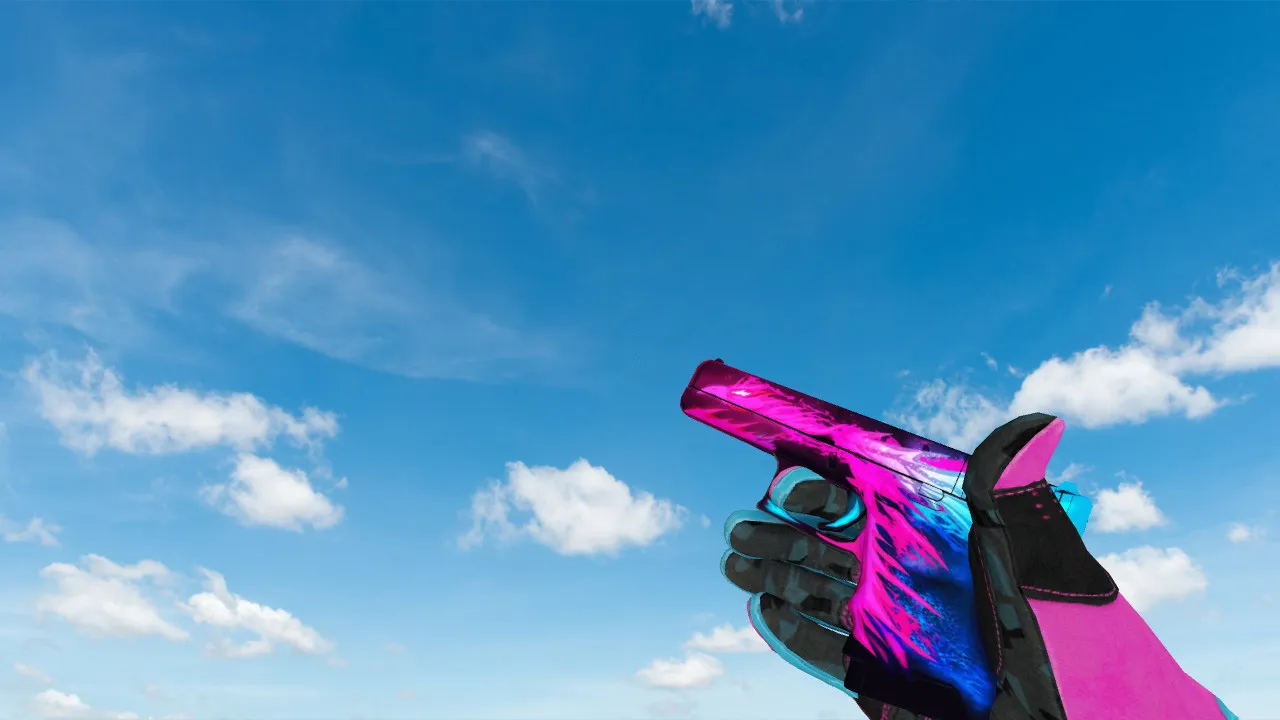 Glock Splash Burn Model for CS 1.6: Distinct Look with HD Textures and Custom Sounds - screenshot 1