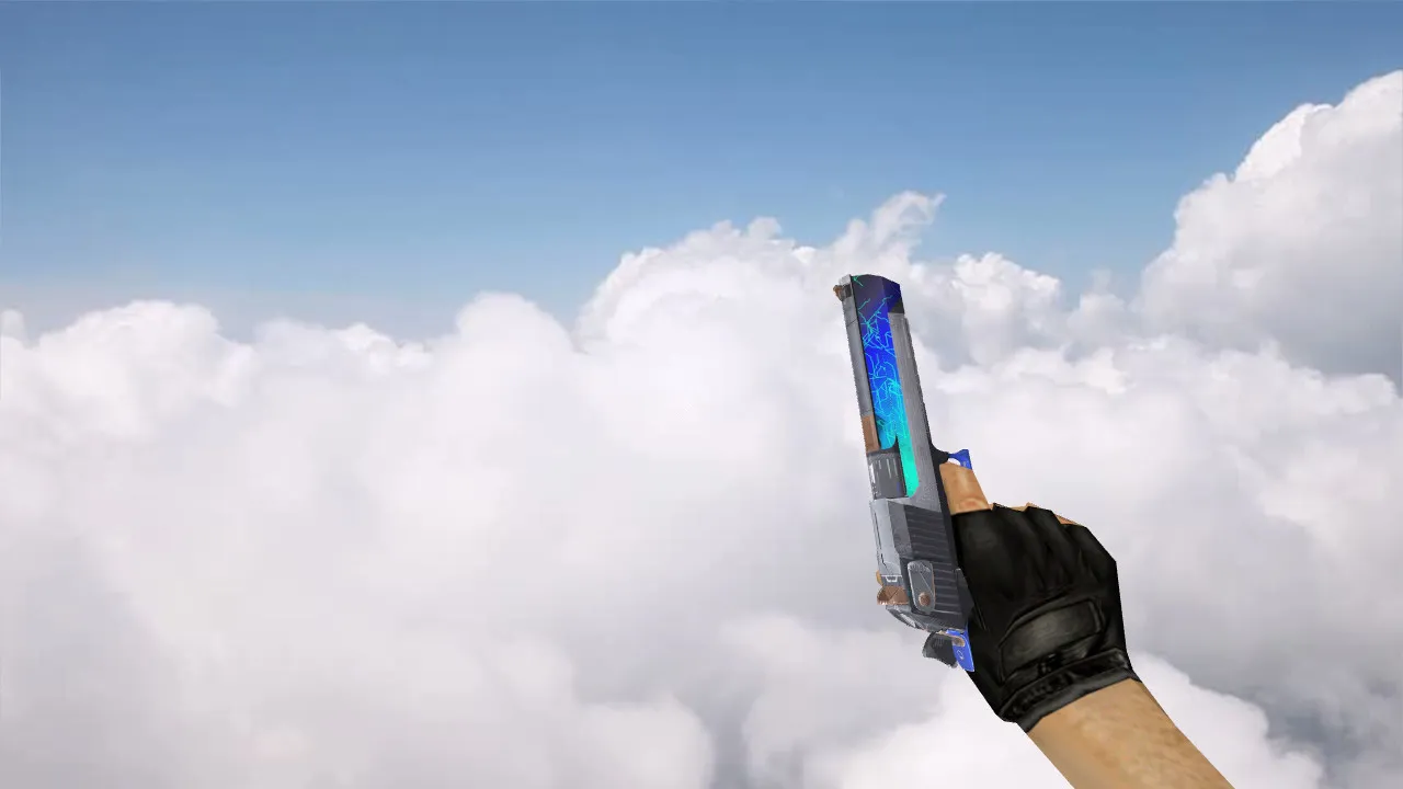 Deagle Overcharged Blue Model for CS 1.6 - Custom Weapon Skin Download - screenshot 2