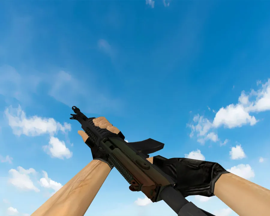 Galil Amber Fade Weapon Skin for Counter-Strike 1.6 - screenshot 2