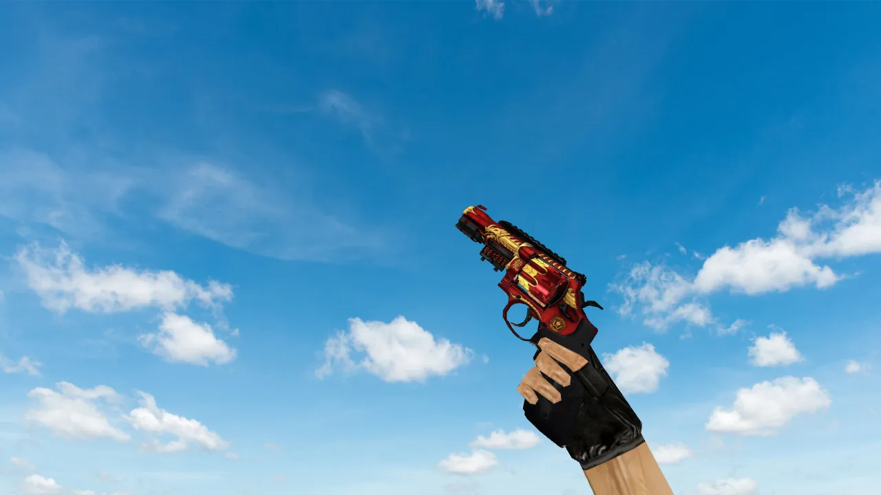 R8 Revolver Dragon Soul Deagle Model for CS 1.6 - Crisp Detail and Tactical Look - screenshot 1