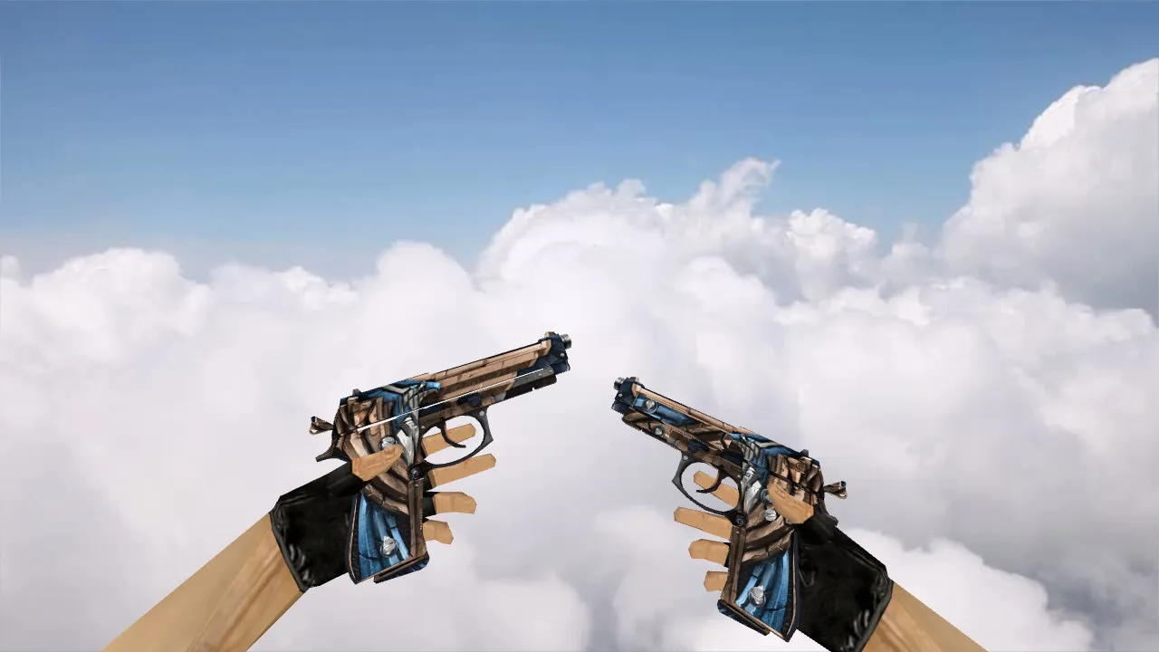 Dual Berettas Hawk Eye Model for CS 1.6 - Premium Weapon Skin Download - screenshot 1