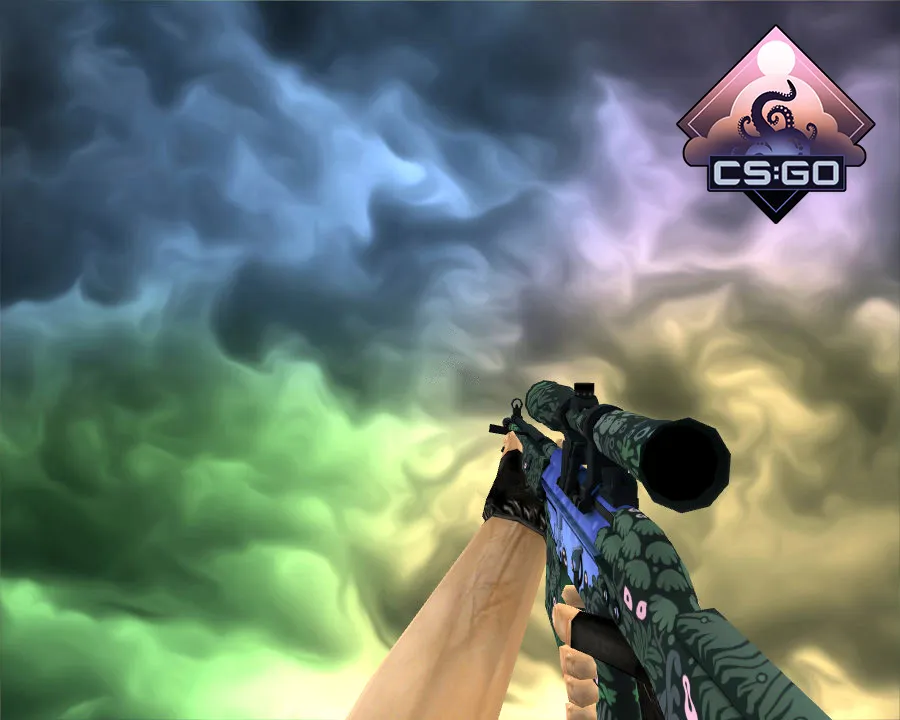 G3SG1 Dream Glade Skin Model for CS 1.6 - Custom Weapon Mod - screenshot 3