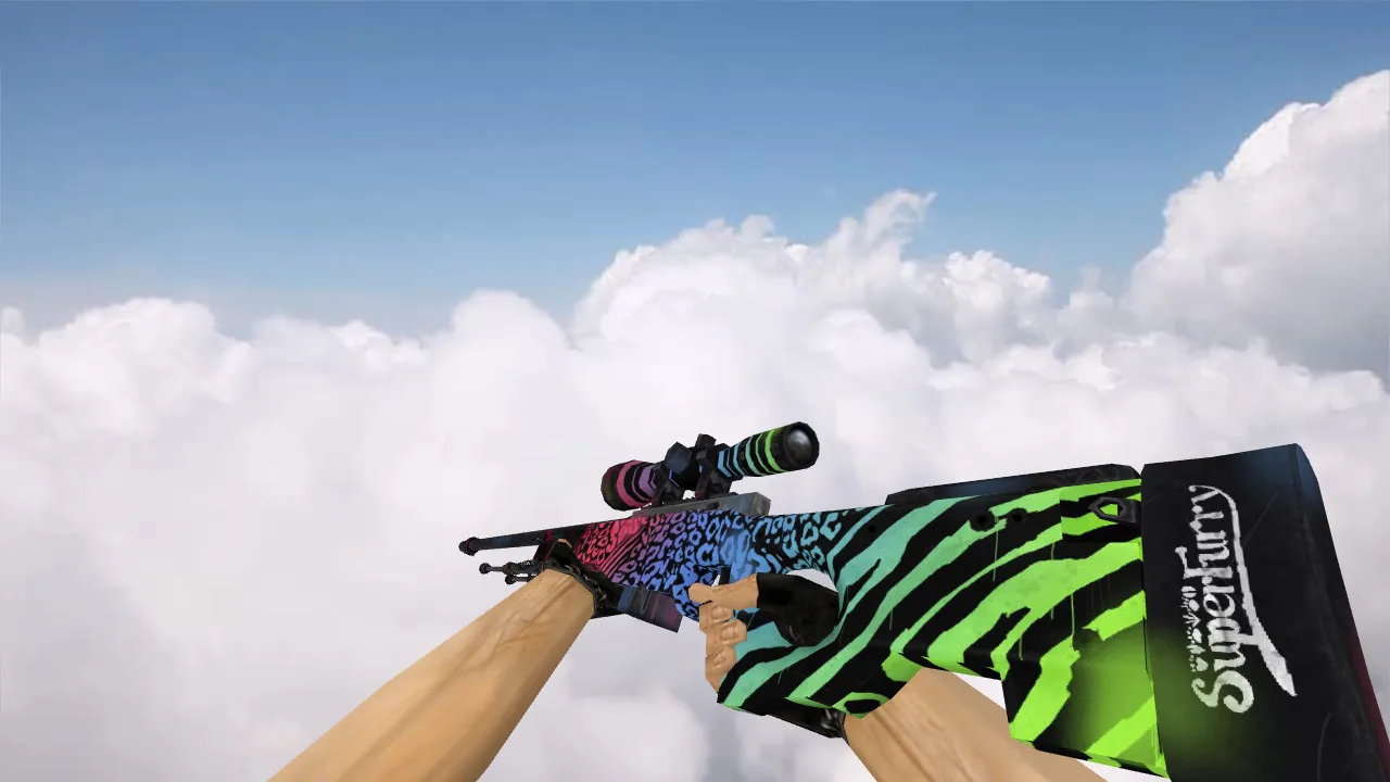 AWP Superfurry Model for CS 1.6 - Detailed Textures and Inspect Animation - screenshot 1
