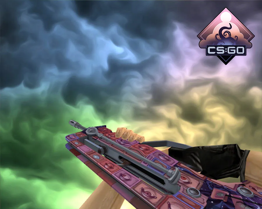 FAMAS Rapid Eye Movement Skin for Counter-Strike 1.6 - Weapon Model Download - screenshot 2