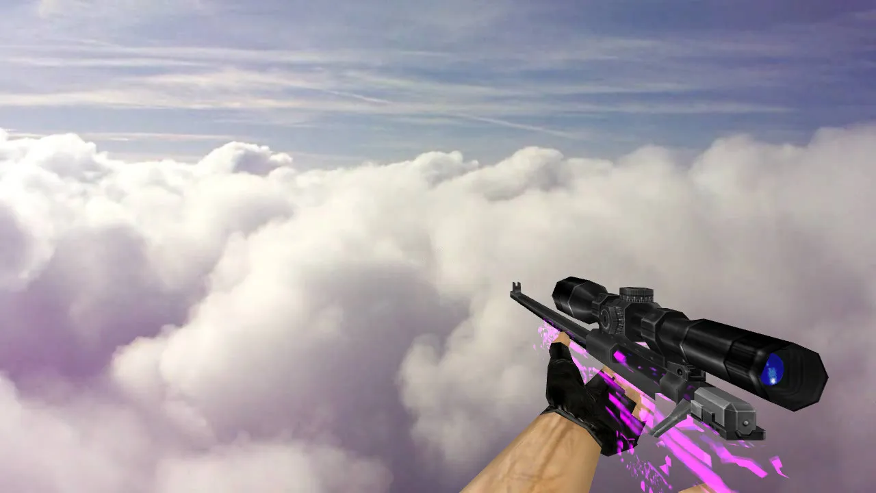 Default AWP Rave Model for CS 1.6 - Precision Sniper with Custom Details - screenshot 1