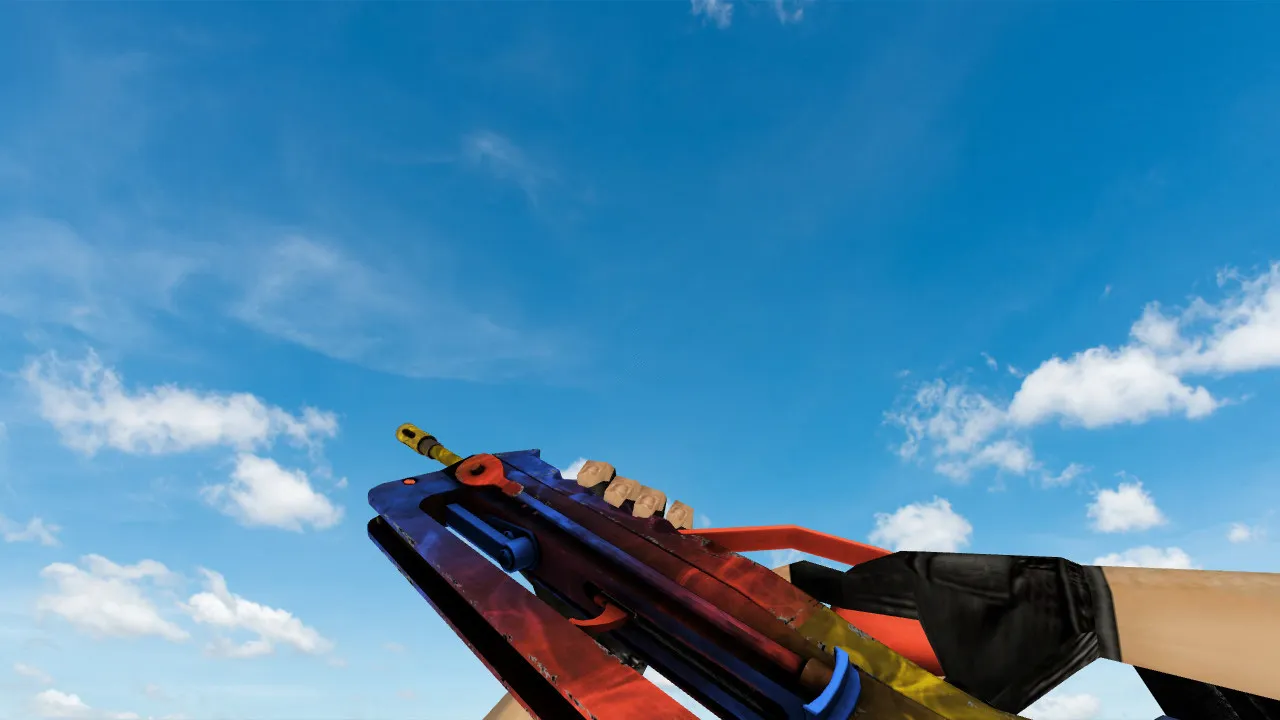 FAMAS Marble Gradient Weapon Model for CS 1.6 - HD Textures, Custom Sounds, and Inspect Animations - screenshot 2