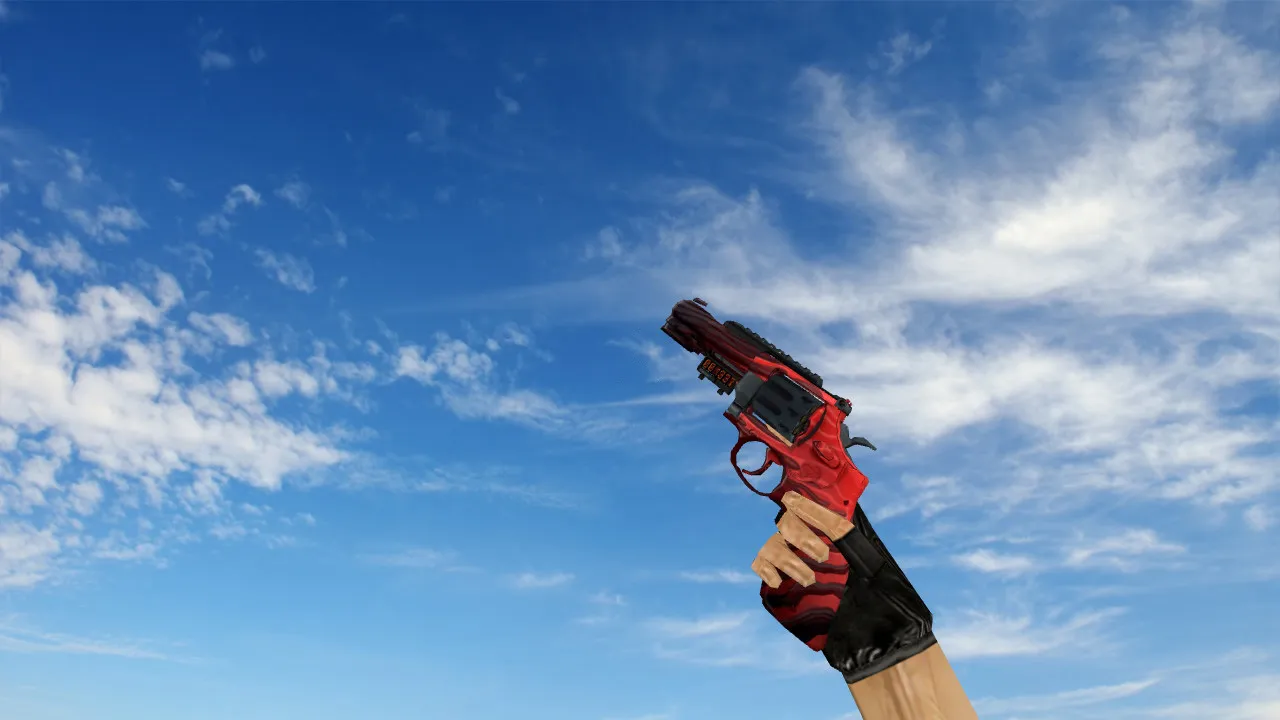 R8 Revolver Obsidian Model for CS 1.6: Custom v_ Model with HD Textures and Sounds - screenshot 1