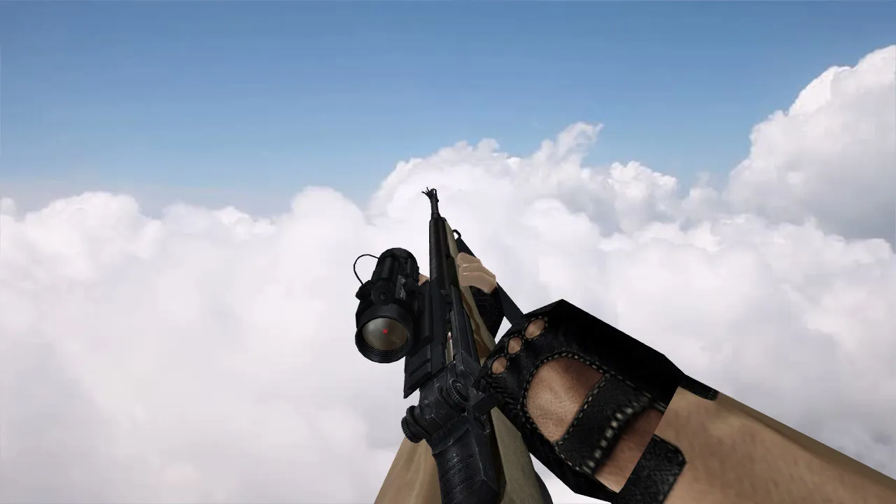 M14 Rifle G3SG1 Replacement Model for Counter-Strike 1.6 - Optimized with HD Textures and Sounds - screenshot 3