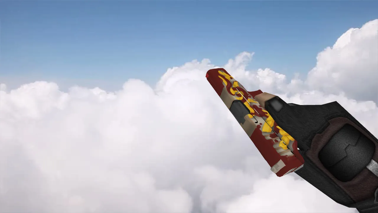 Glock Fries Weapon Model for CS 1.6: Custom Textures and Sounds - screenshot 2