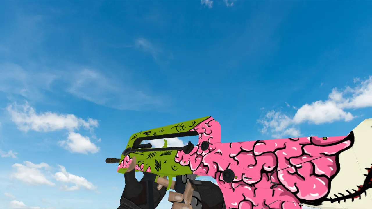 Famas Brainfreak Model for Counter-Strike 1.6 - HD Textures, Custom Sounds, and Inspect Animations - screenshot 1