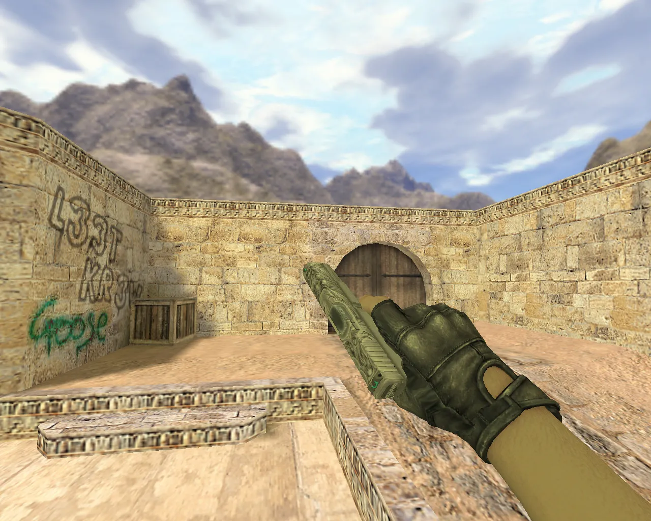 Ghosts Glock Model for CS 1.6: HD Textures, Custom Sounds, and Smooth Inspect Animation - screenshot 2