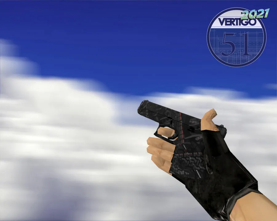 Glock-18 Red Tire Skin for CS 1.6: HD Textures and Custom Design - screenshot 1