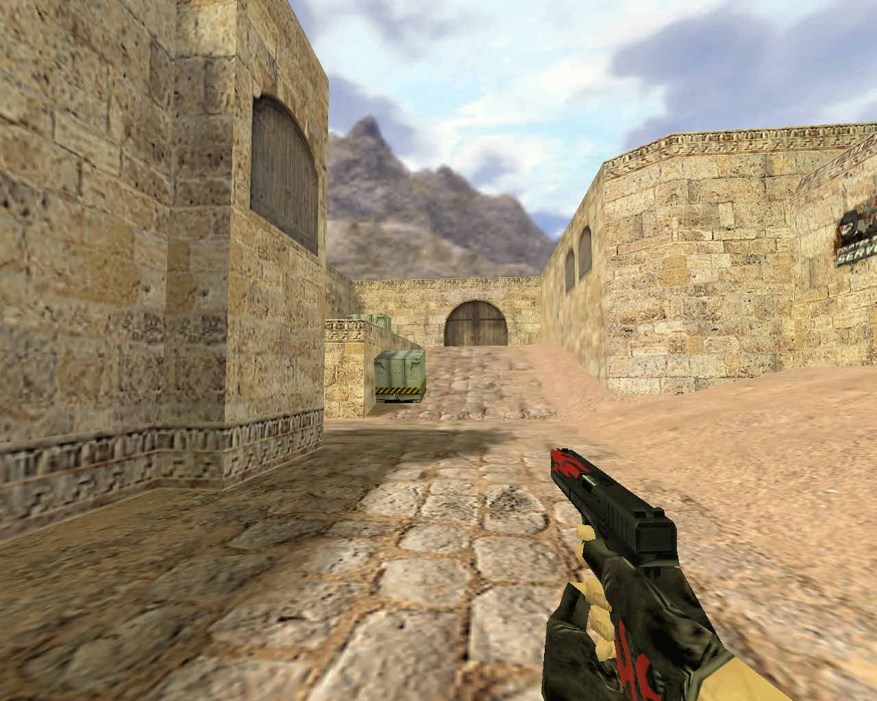 Glock Flame Model for CS 1.6 - Custom Weapon Skin with HD Textures - screenshot 1