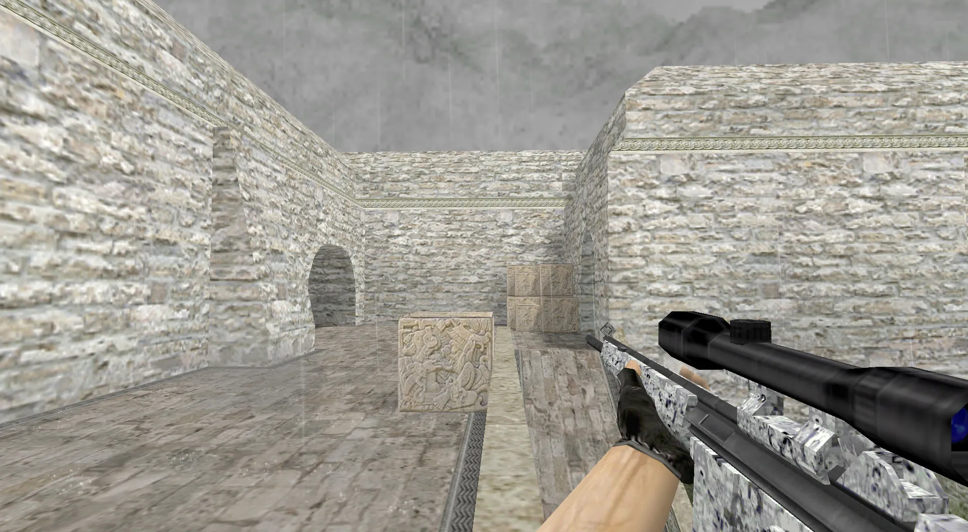Default G3SG1 Urban Camouflage Model for CS 1.6 - screenshot 1