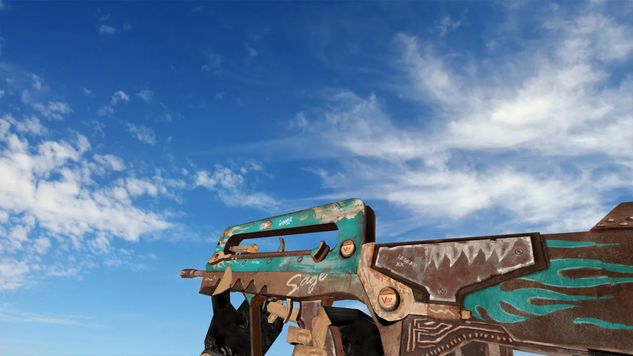 Famas Savage Weapon Model for CS 1.6: HD Textures, Custom Sounds, and Inspect Animations - screenshot 1