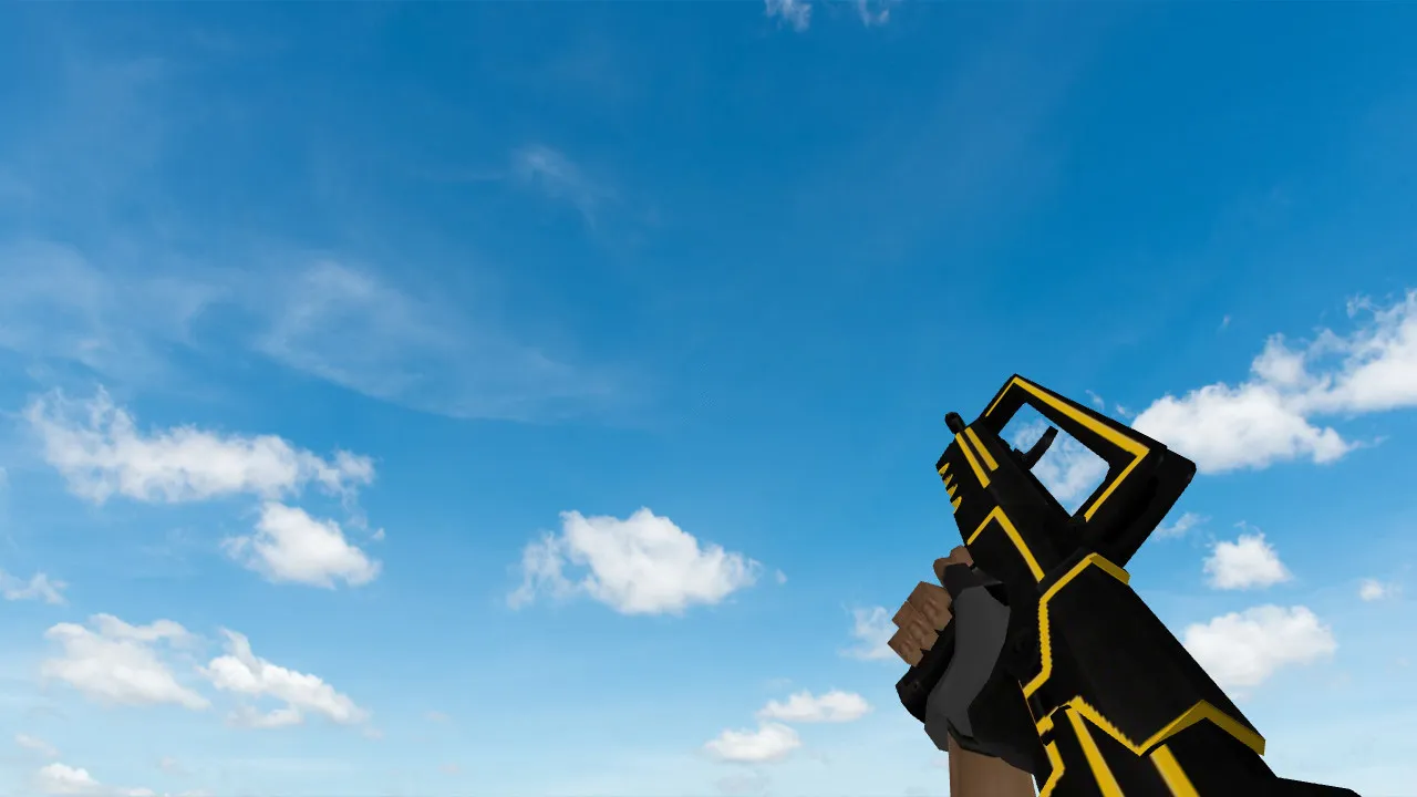 Famas Gold Neon Model for CS 1.6 - Distinct Weapon Look and Function - screenshot 2